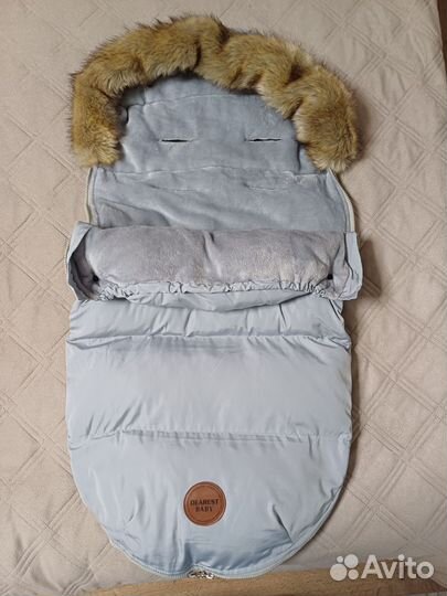 Зимний конверт в коляску до 3 лет