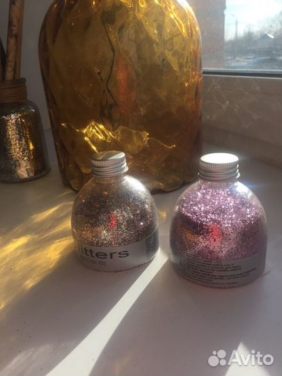 Глиттеры для творчества флористики цена за все