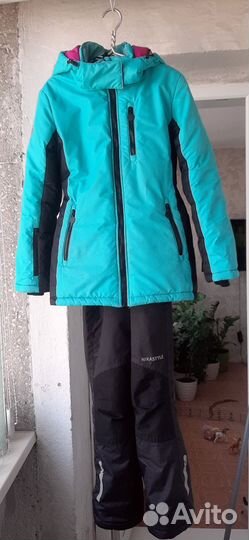 Зимний костюм для девочки рост 140