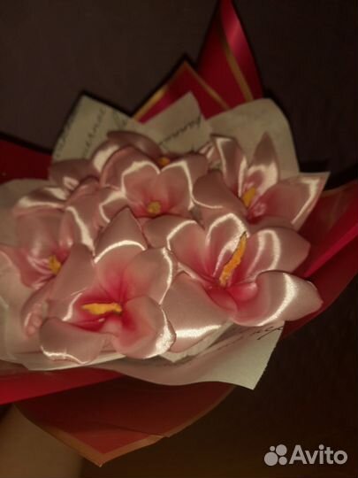 Светящийся букет из Китайских Роз