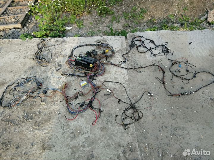 Салонная проводка BMW e34 бмв е34 low 520 m50