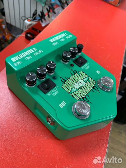 Гитарная педаль OverDrive Double Trouble V2