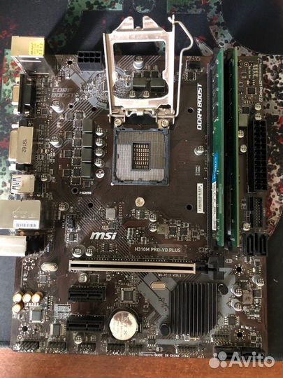 Материнская плата h310m pro vd plus