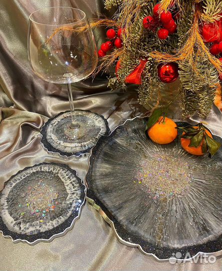 Декор для дома, экоксидная смола