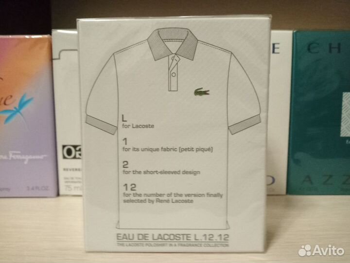 Lacoste l.12.12 blanc eau de toilette 100ml