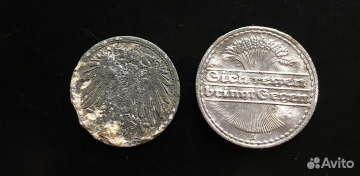 Монеты: Пруссии, Германии, Веймарской республики