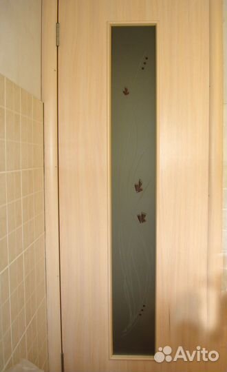 Межкомнатная, ламинированная, 70х200 со стеклом