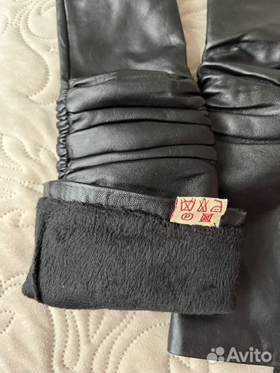 Перчатки кожаные новые 7,5 р