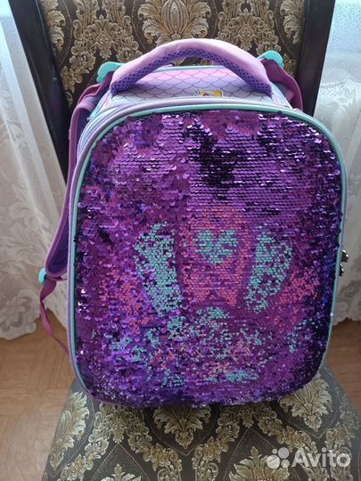 Портфель с пайетками