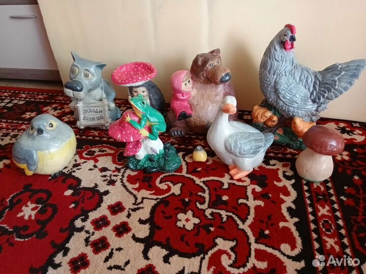 Реставрация садовых фигур из гипса