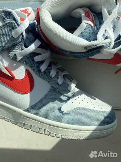 Nike Dunk High Washed Denim оригинал