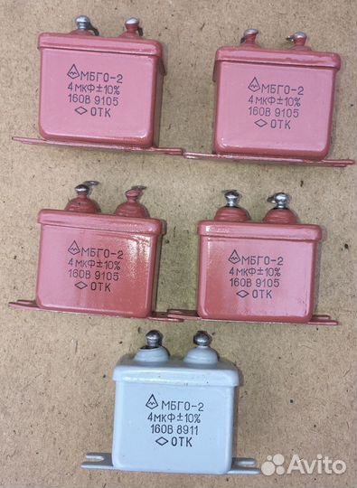 Конденсаторы мбго, мбгп, мбгч, мбгт, омбг пр СССР