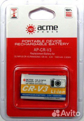 Аккумулятор AcmePower CR-V3 AA для Olimpus /Nikon