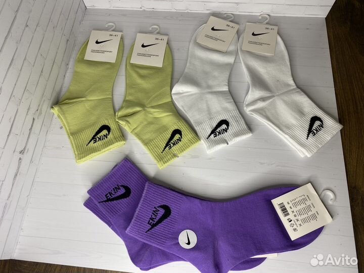 Носки nike высокие женские