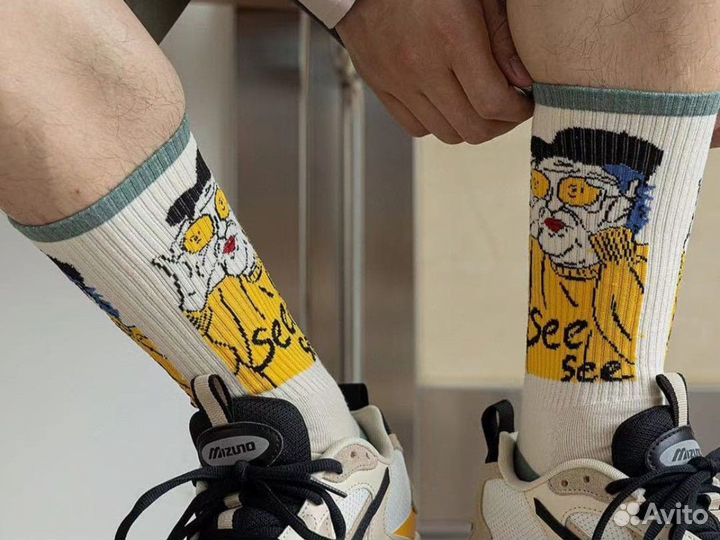 Носки унисекс с принтом