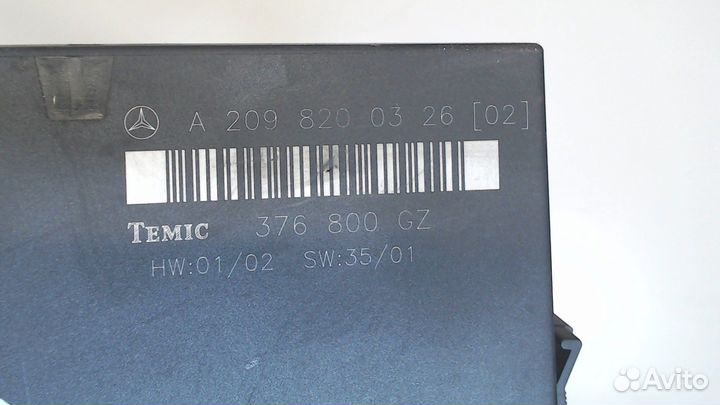 Блок комфорта Mercedes CLK W209, 2003