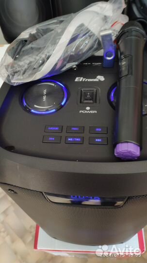 Колонка блютуз Eltronic 2001 300 Вт микрофон новая