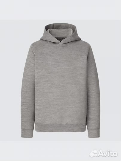 Худи Uniqlo DRY Stretch Hoodie серое