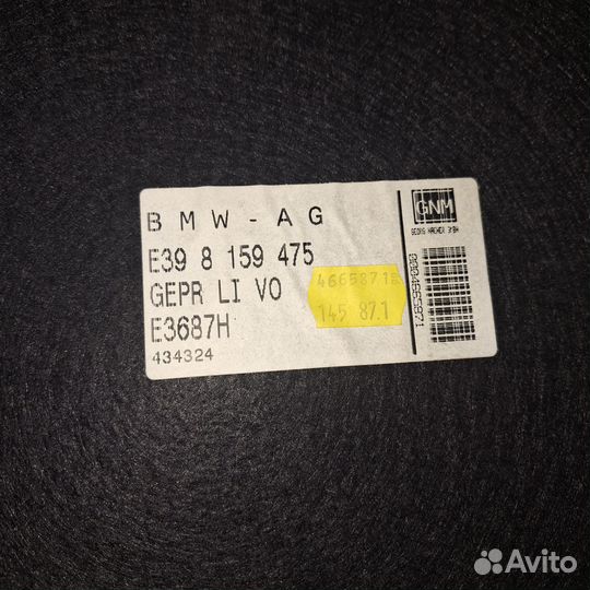 Обшивка багажника левая правая bmw 5 e39