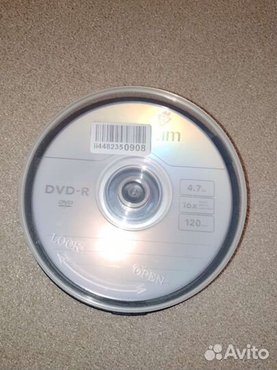 Диски для записи Verbatim DVD-R 4.7GB