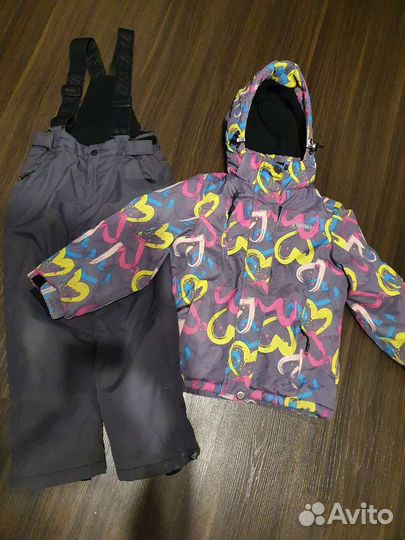 Зимний костюм для девочки 116
