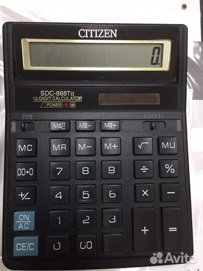 Калькулятор citizen SDC-888Tii