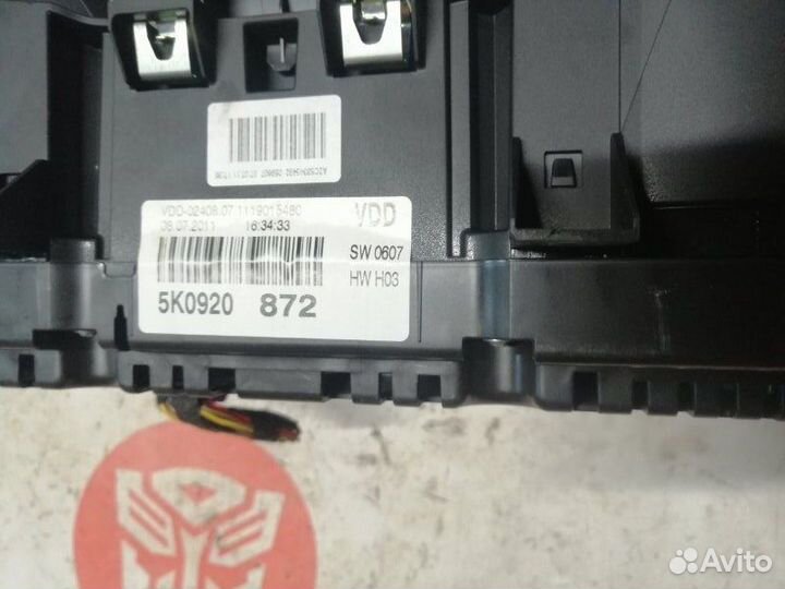 Щиток приборов Volkswagen Jetta 5 CAV 2007