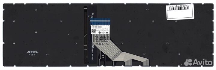 Клавиатура HP Pavilion Gaming 15-cx0002ng серебрис