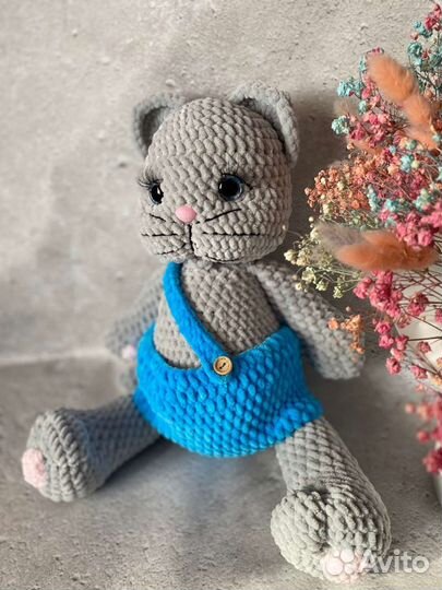 Мягкая игрушка котик