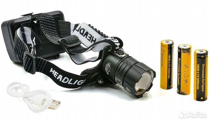 Фонарь налобный