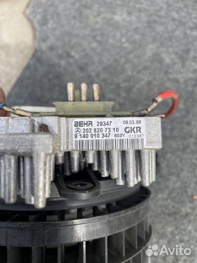 Моторчик печки mercedes c class w202 c202 s202