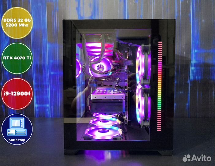 Игровой пк i9-RTX4070Ti-32DDR5-FBV2854396017-B760