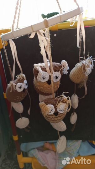 Детский мобиль в кроватку