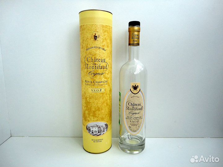 Тубус и бутылка Chateau de Montifaud