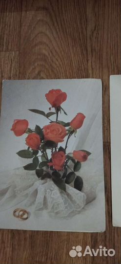 Открытки свадебные СССР