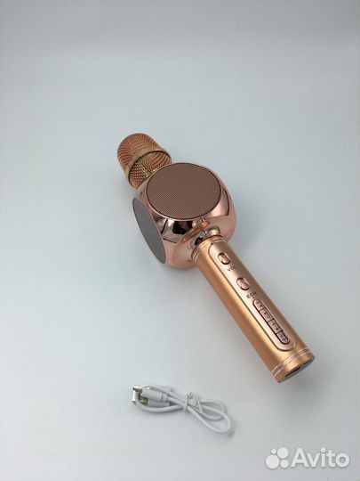 Микрофон караоке SU-yosd YS-63 Розовое золото