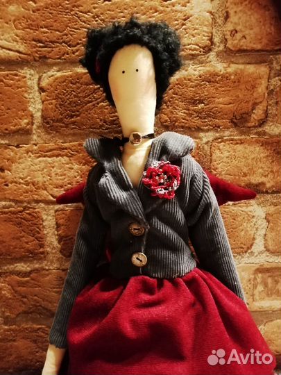 Интерьерная кукла ручной работы (тильда)