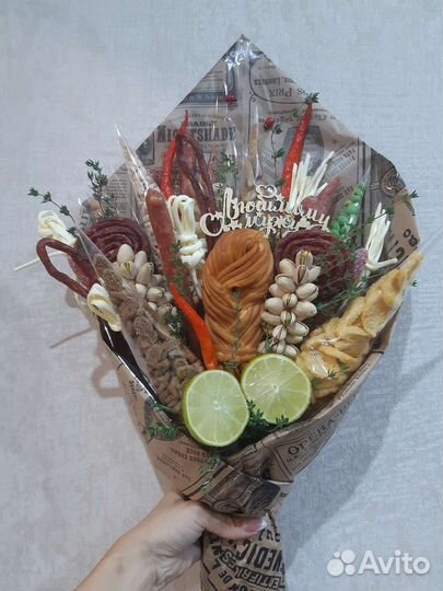 Мужские букеты съедобные