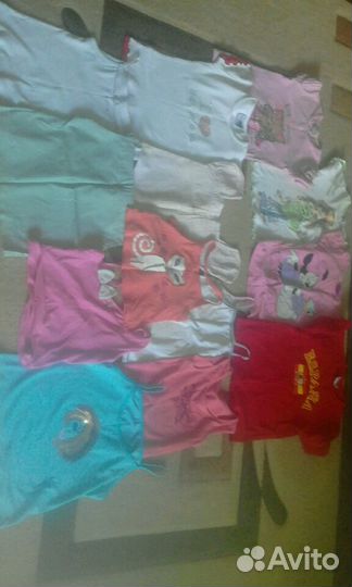 2 пакета вещей на девочку 4-7 и 6-9 лет