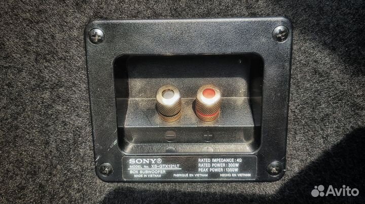 Сабвуфер Sony Xplod xsgtx121LT 1350w