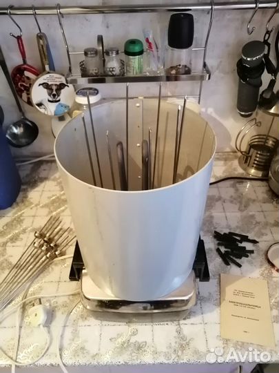 Электрошашлычница огонек б/у