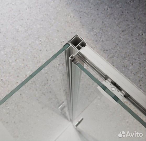 Душевой уголок BelBagno luce-AH-1-100/80-C-Cr