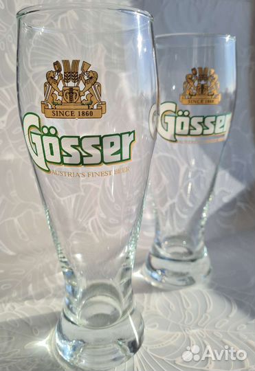 Пивные бокалы Гёссер/Gosser (новые)