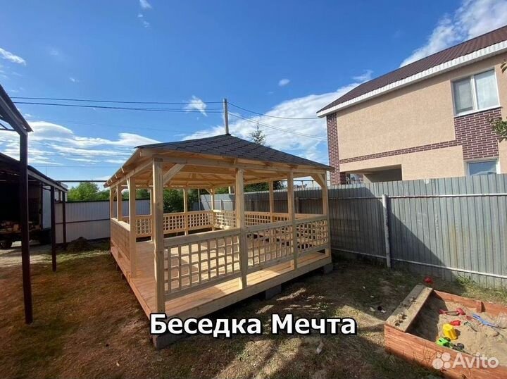 Беседки. Привезём и установим за 1 день