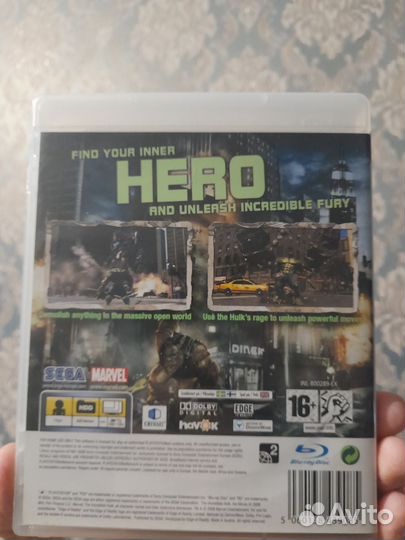 The Incredible Hulk игры для PS3
