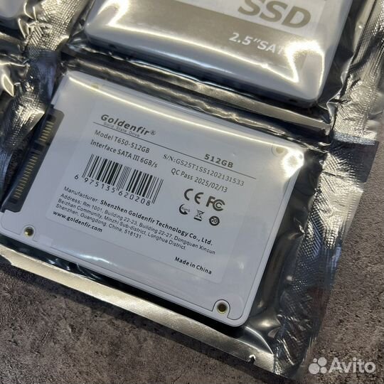 Новые SSD 128gb, 256gb, 512gb