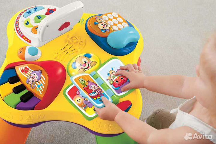 Fisher price стол развивающий смейся и учись