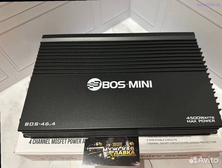 Новый усилитель BOS mini BOS-46.4 4500W