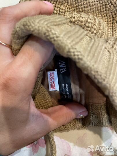 Шапка и снуд zara