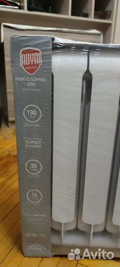 Биметаллический радиатор новый;8/10 секции